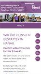 Mobile Screenshot of bestattungen-schaack.de
